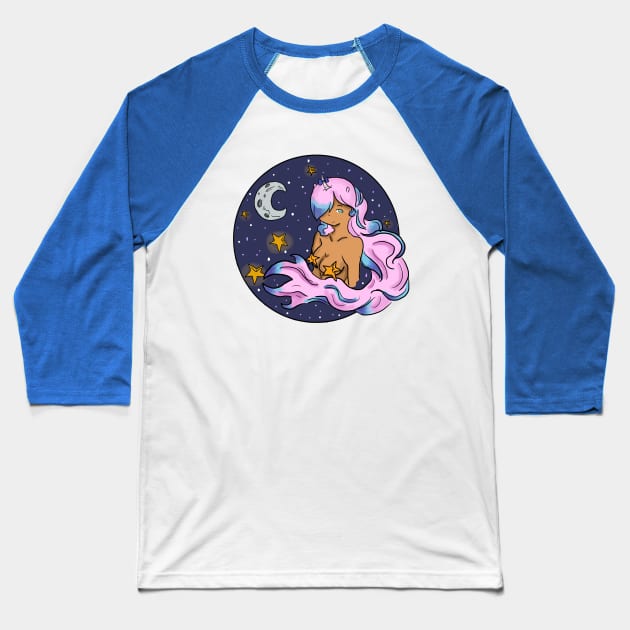 Cotton Candy Baseball T-Shirt by Make_them_rawr